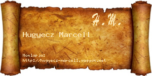 Hugyecz Marcell névjegykártya